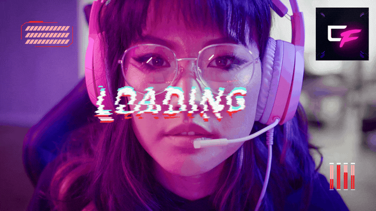 Animated Crypto Fridays gaming scene